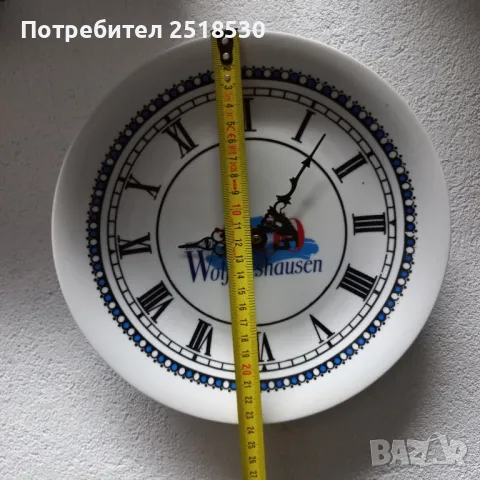 Порцеланов Junghans , снимка 3 - Стенни часовници - 49365007