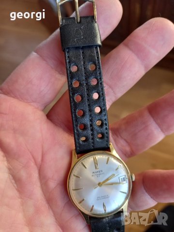 позлатен часовник Anker 67 automatic 25 jewels , снимка 2 - Мъжки - 44161400