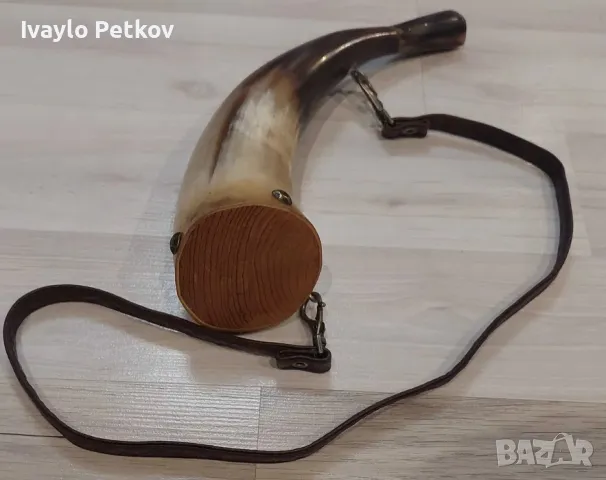 Рогова Барутница, снимка 3 - Антикварни и старинни предмети - 50349067