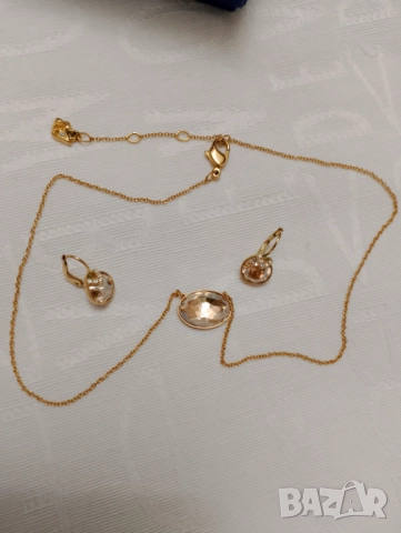 сет Сваровски Swarovski, снимка 3 - Колиета, медальони, синджири - 51637175