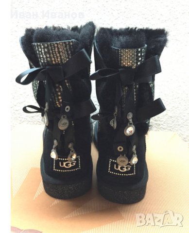 оригинални боти / ботуши  Ugg Bailey Bow Bling  номер 37, снимка 5 - Дамски ботуши - 38662151