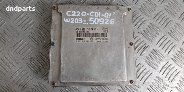 Компютър Mercedes C220 CDI W203 2001г. A6111537479 0281010608 