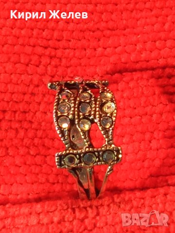 НЕЖЕН ФИН СКЪПОЦЕНЕН СРЕБЪРЕН МОДЕН АРТ ПРЪСТЕН СРЕБРО 925 с ФАСЕТИРАНИ ЦИРКОНИ 27336, снимка 13 - Пръстени - 36797894