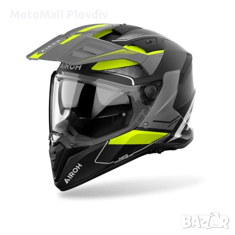 Каска Airoh Bandit Tune Yellow Matt, снимка 2 - Аксесоари и консумативи - 51784349