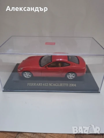 количка Wheels / IXO Ferrari 612 Scaglietti 2004, снимка 3 - Колекции - 51183094