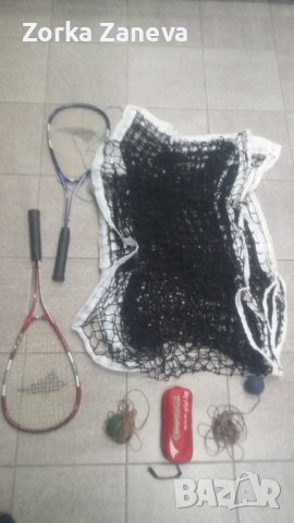 Комплект скуош-ракети,мрежи,топки., снимка 3 - Тенис - 41368362