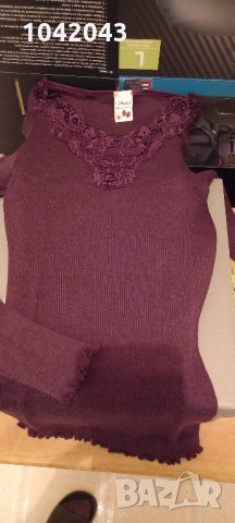 Вълна с коприна М, снимка 6 - Блузи с дълъг ръкав и пуловери - 35935442