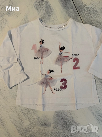 Комплект клинче + блузка Zara 18-24 месеца, снимка 2 - Комплекти за бебе - 52114331