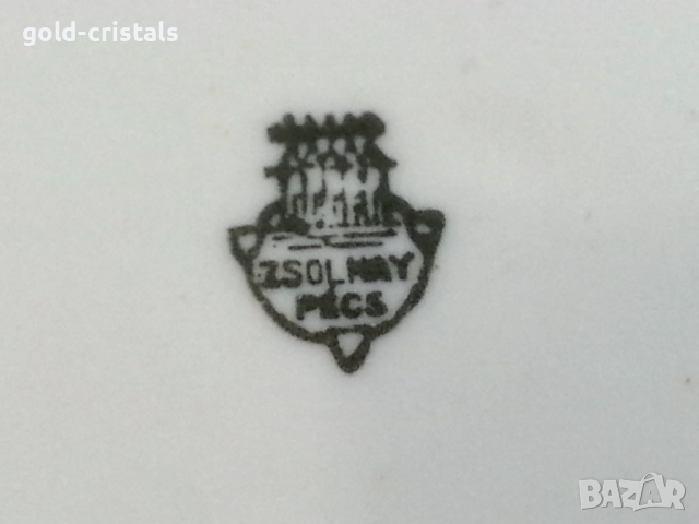 Стар порцелан бароков релеф чинии плитки за основно, снимка 5 - Антикварни и старинни предмети - 36173603