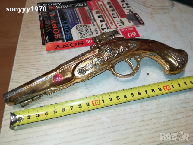 ПИЩОВ ЗАПАЛКА-МАСИВЕН/АНТИКА 2408251150, снимка 2 - Антикварни и старинни предмети - 51471371