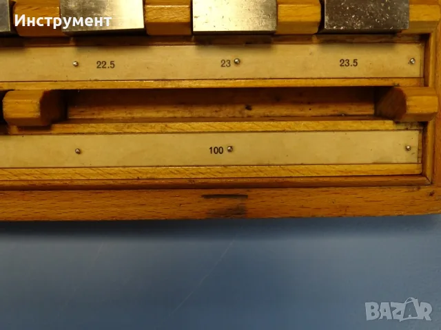Комплект плоскопаралелни краечни мерки DDR MASSI Din 861 KL-1, снимка 8 - Други инструменти - 55751768
