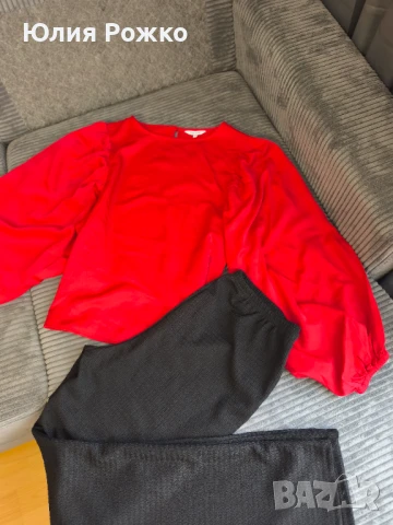 Блуза с обемни ръкави, снимка 5 - Блузи с дълъг ръкав и пуловери - 51300610