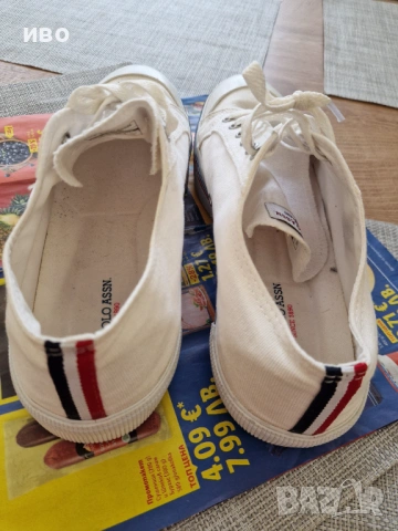 Бели  кецове POLO, снимка 3 - Спортно елегантни обувки - 53181091