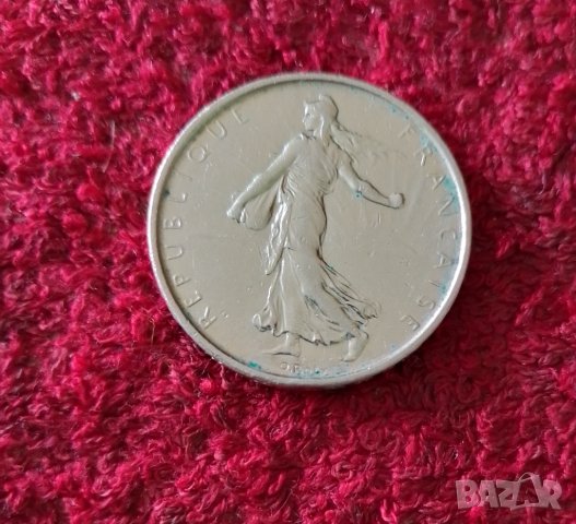 5 франка 1962 сребро, снимка 2 - Нумизматика и бонистика - 40847065