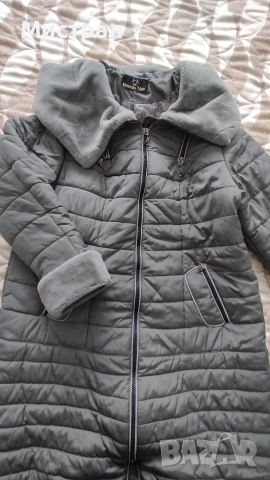 Дебела зимна шуба за едра дама, снимка 4 - Якета - 52954202