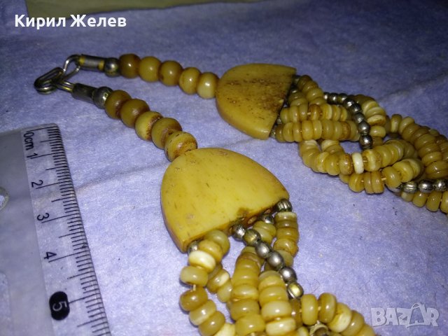 ОГЪРЛИЦА от РОГ / КАМИЛСКА КОСТ МАЙСТОРСКА РЪЧНА ЕТНО СТИЛ ИЗРАБОТКА МЪНИСТЕНА 32795, снимка 14 - Колиета, медальони, синджири - 39201808
