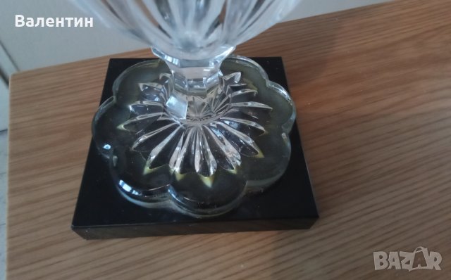 Чешка ваза от кристал Бохемия, снимка 5 - Вази - 40365984