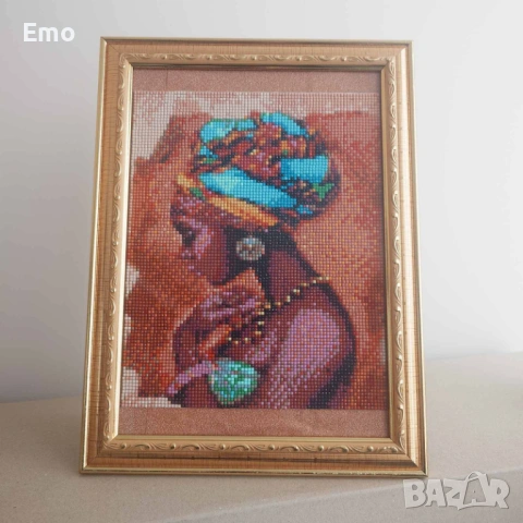 Диамантен гоблен картина с рамка, снимка 3 - Гоблени - 53569594