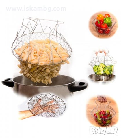 УНИВЕРСАЛЕН КУХНЕНСКИ ПОМОЩНИК CHEF BASKET - код 1718, снимка 10 - Аксесоари за кухня - 33988752