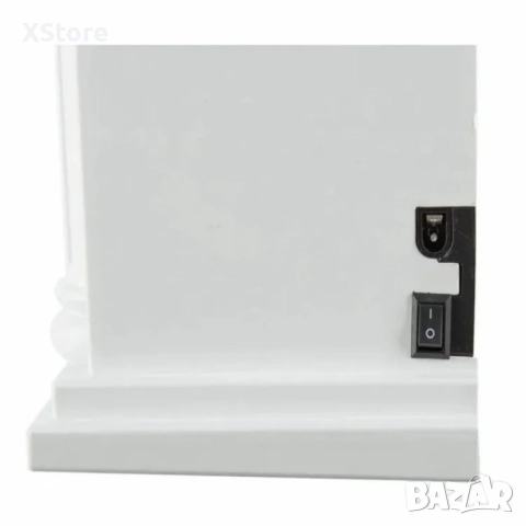 LED камина с ефект на жар – уют и атмосфера без дим и огън. Бяла/кафява, снимка 5 - Декорация за дома - 52440165