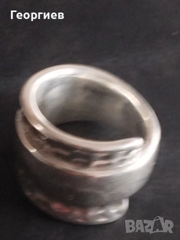 Старо сребро, сребърни пръстени и гривна по 4 € за 1 грам., снимка 13 - Пръстени - 49763934