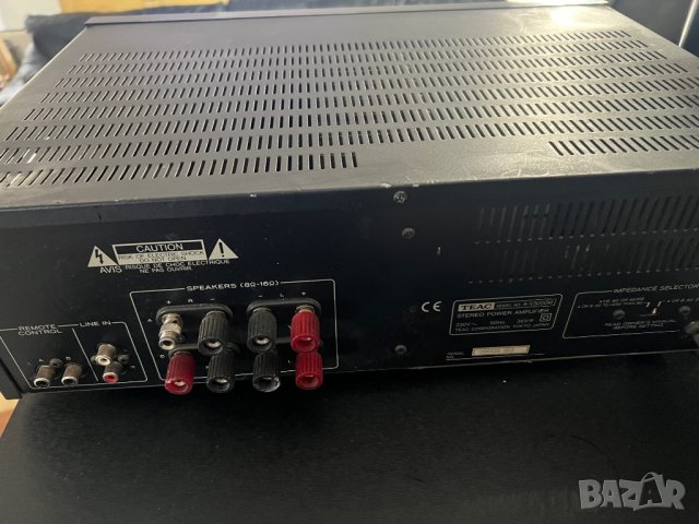 краен усилвател TEAC AV3000M , снимка 5 - Ресийвъри, усилватели, смесителни пултове - 42741077