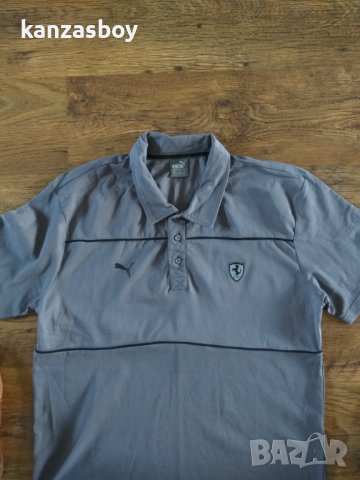 puma ferrari - страхотна мъжка тениска КАТО НОВА 2ХЛ, снимка 3 - Тениски - 41449948