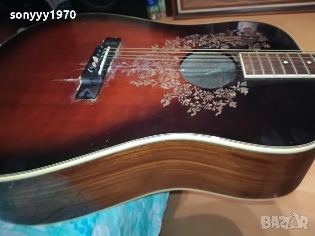 hopf-колекционерска китара с дърворезба внос germany 0406231030, снимка 11 - Китари - 40951392