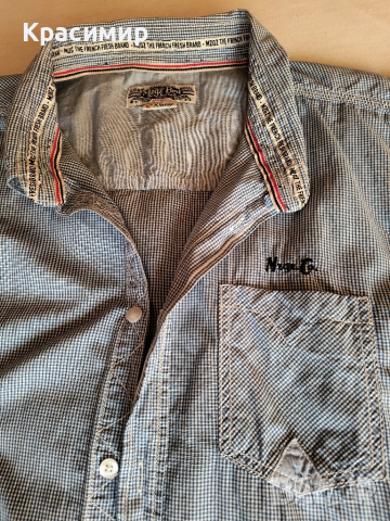 Риза с къс ръкав, снимка 2 - Ризи - 51468126