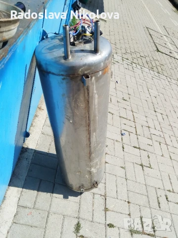 Водосъдаржател от неръждаема стомана 80 литра , снимка 3 - Други стоки за дома - 50650216