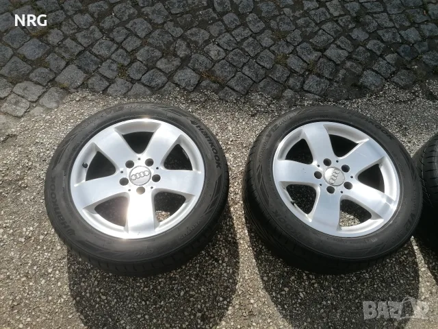 Алиминиеви Джанти 16 цола 5x112 Mercedes Audi+Гуми Hankook 225 50 16 , снимка 4 - Гуми и джанти - 56079790