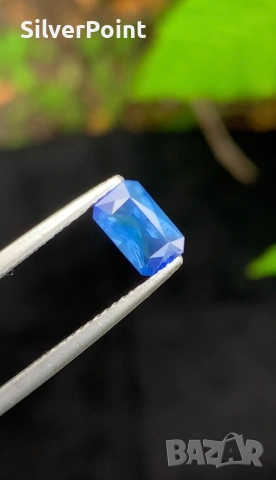 Сапфир cornflower blue с швейцарски сертификат , снимка 2 - Други - 53626972
