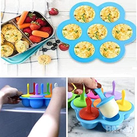 Нови Силиконови форми за ледени близалки сладки за сладолед Многократна употреба, снимка 2 - Други стоки за дома - 41807426