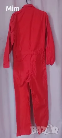 3XL Мъжки работен, червен гащеризон , снимка 8 - Спортни дрехи, екипи - 56051048
