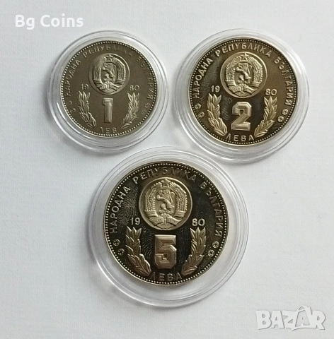 Лот 1980 PROOF, снимка 2 - Нумизматика и бонистика - 50927314