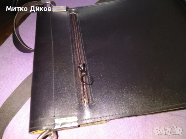 Командирска чанта естествена кожа като нова 280х225мм, снимка 5 - Екипировка - 51721688