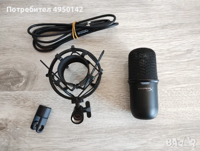 HyperX SoloCast микрофон , снимка 7 - Микрофони - 56087266
