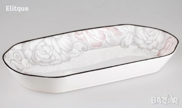 Овална керамична чиния 12,5", снимка 5 - Други - 52862447