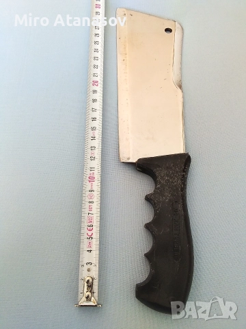 Български сатър МЗ Хан Тервел неръжд., снимка 5 - Антикварни и старинни предмети - 52841539