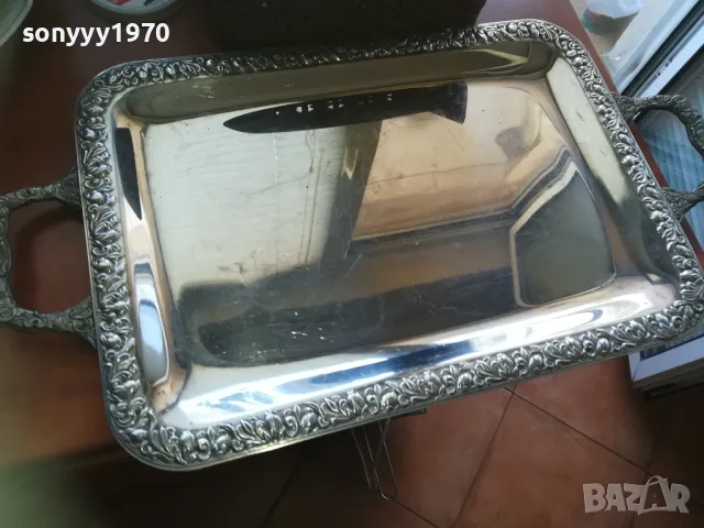 ПОДНОС ОТ ФРАНЦИЯ 3110241023, снимка 2 - Антикварни и старинни предмети - 47783847