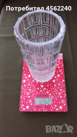 Кристална ваза  - оловен кристал, снимка 2 - Вази - 51630842