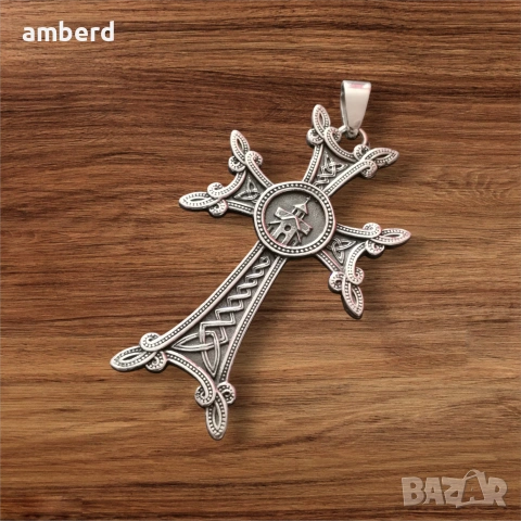 Невероятен сребърен кръст - модел С014