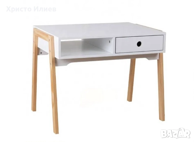 Дървена Детска маса със столчета Бели НОВИ, снимка 3 - Други - 51797269