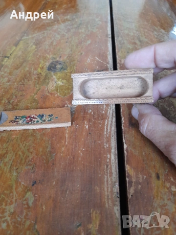 Стара дървена кутия,кутийка, снимка 4 - Други ценни предмети - 53418163