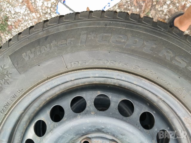 Зимни гуми hankook 195 70 16 4 бр. , снимка 8 - Гуми и джанти - 42308888