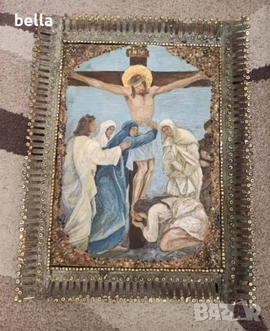 Произведение на Ставри Калинов ,масивна бронзова рамка., снимка 3 - Антикварни и старинни предмети - 53338027