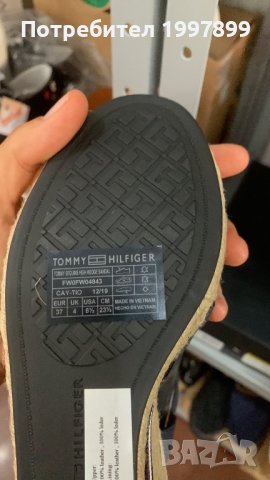 Дамски сандали на Tommy Hilfiger, снимка 4 - Сандали - 41737525