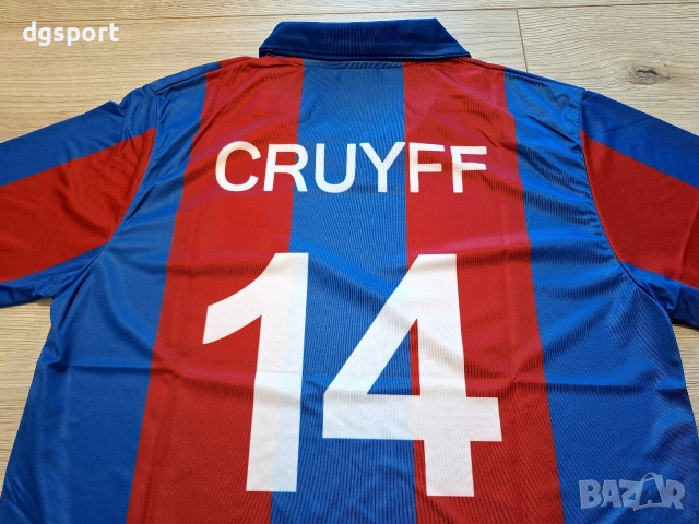 Футболна фланелка на Йохан Кройф Барселона ретро модел!!!, снимка 3 - Футбол - 50078751