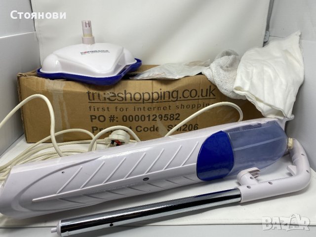 Steam mop с английски щепсел в перфектно състояние, снимка 4 - Мопове, кофи, четки и метли - 41906592