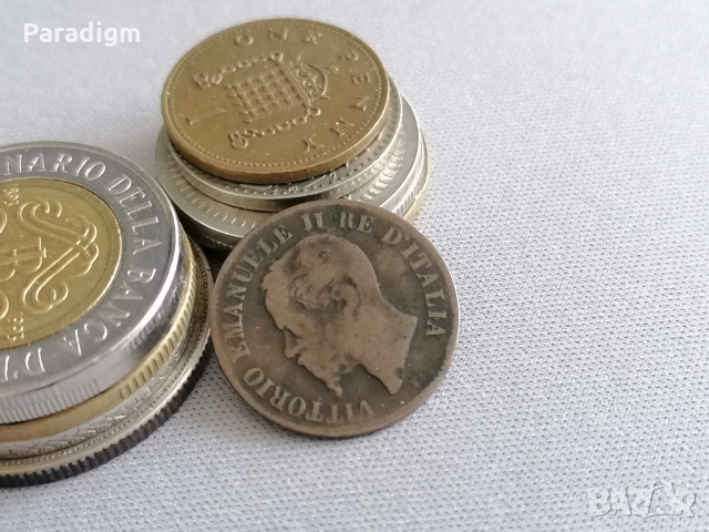 Монета - Италия - 2 чентесими | 1861г., снимка 2 - Нумизматика и бонистика - 36085069